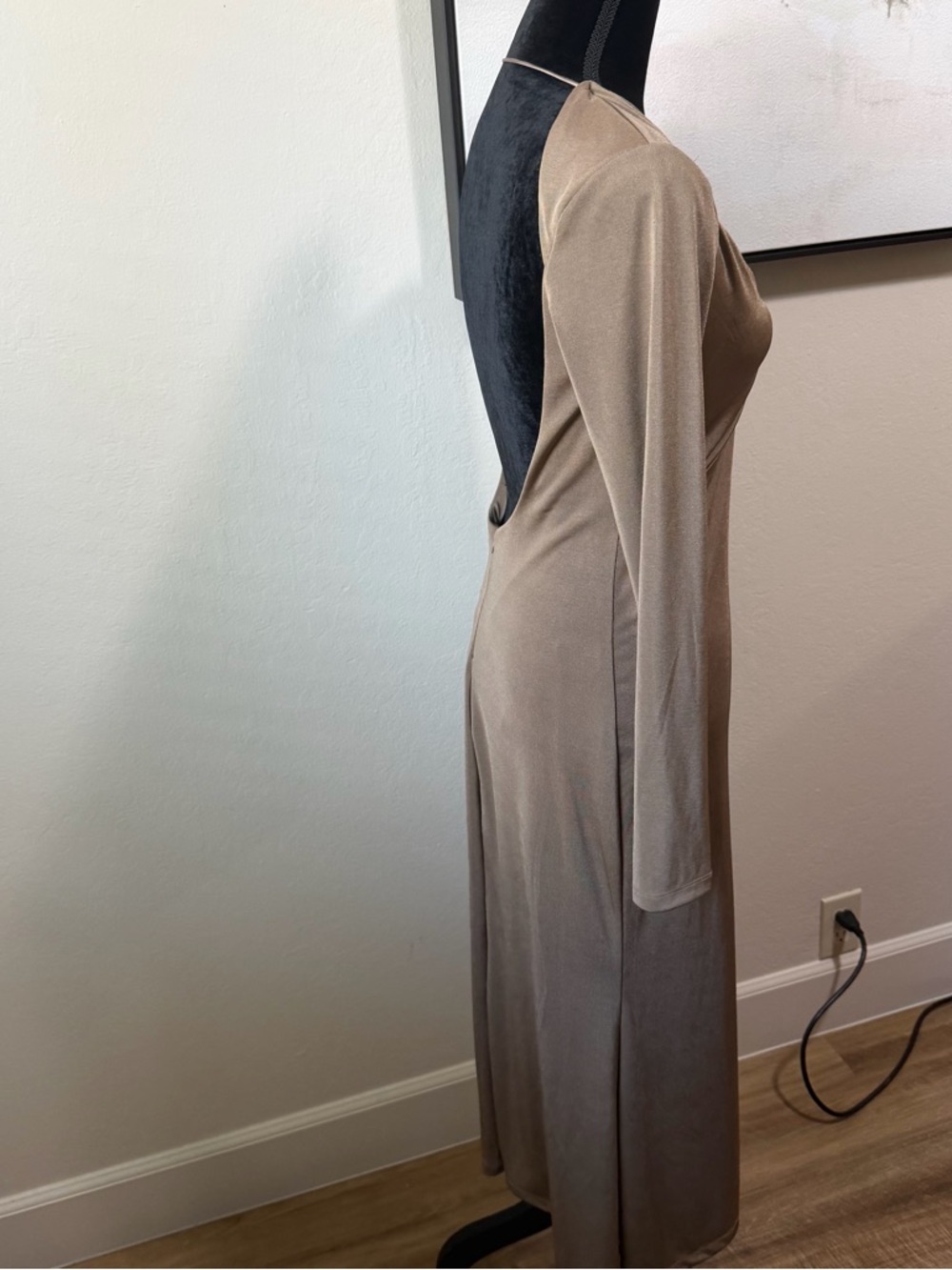 Jason Wu x MISHA Engracia Midi Dress - Khaki (NWT) $320 retail size M - Picture 9 of 16